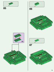 LEGO 21174 instructions page 75 – build guide