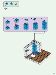 LEGO 21174 instructions page 85 – build guide