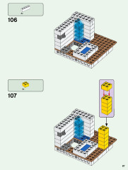 LEGO 21174 instructions page 87 – build guide