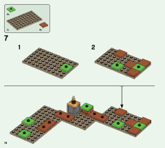 LEGO 21176 instructions page 14 – build guide
