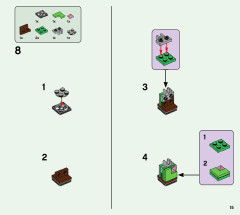 LEGO 21176 instructions page 15 – build guide