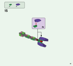 LEGO 21176 instructions page 19 – build guide