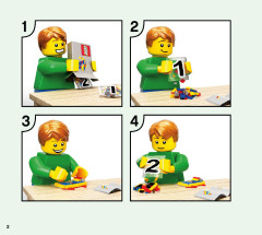 LEGO 21176 instructions page 2 – build guide
