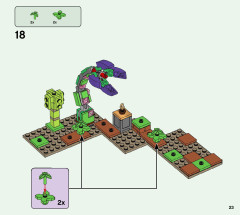 LEGO 21176 instructions page 23 – build guide