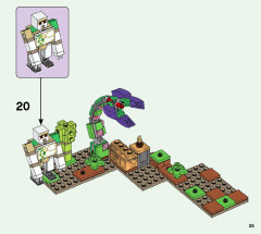 LEGO 21176 instructions page 25 – build guide