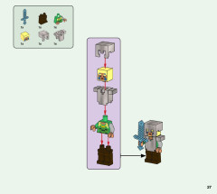 LEGO 21176 instructions page 27 – build guide