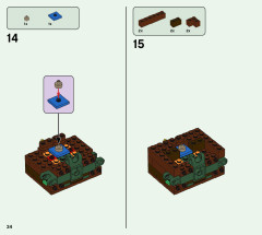 LEGO 21176 instructions page 34 – build guide