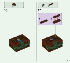LEGO 21176 instructions page 35 – build guide
