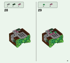 LEGO 21176 instructions page 41 – build guide
