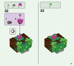 LEGO 21176 instructions page 43 – build guide