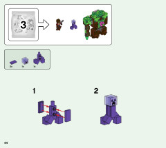 LEGO 21176 instructions page 44 – build guide