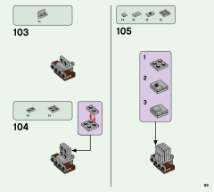 LEGO 21176 instructions page 69 – build guide
