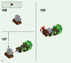 LEGO 21176 instructions page 70 – build guide