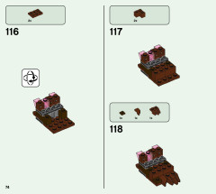 LEGO 21176 instructions page 74 – build guide