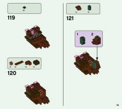 LEGO 21176 instructions page 75 – build guide