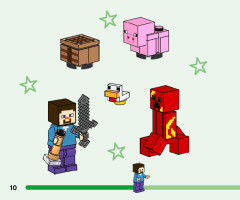 LEGO 21177 instructions page 10 – build guide