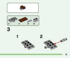 LEGO 21177 instructions page 13 – build guide