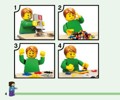 LEGO 21177 instructions page 4 – build guide