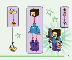 LEGO 21177 instructions page 5 – build guide