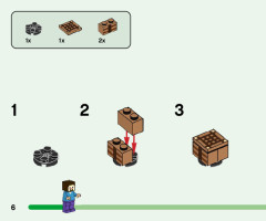 LEGO 21177 instructions page 6 – build guide