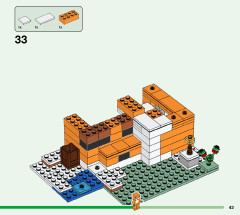 LEGO 21178 instructions page 43 – build guide