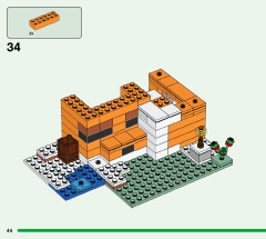 LEGO 21178 instructions page 44 – build guide