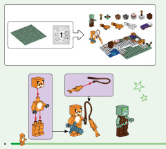 LEGO 21178 instructions page 6 – build guide