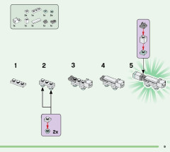 LEGO 21178 instructions page 9 – build guide