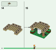 LEGO 21179 instructions page 20 – build guide