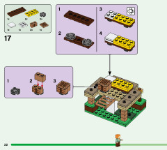 LEGO 21179 instructions page 22 – build guide