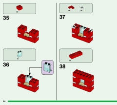 LEGO 21179 instructions page 34 – build guide