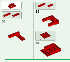 LEGO 21179 instructions page 40 – build guide