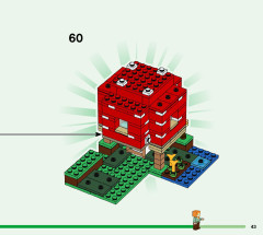 LEGO 21179 instructions page 43 – build guide