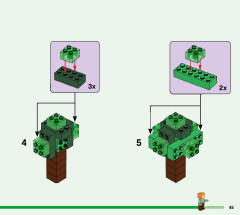 LEGO 21179 instructions page 45 – build guide
