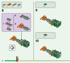 LEGO 21180 instructions page 10 – build guide