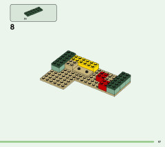 LEGO 21180 instructions page 17 – build guide