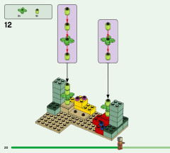 LEGO 21180 instructions page 20 – build guide