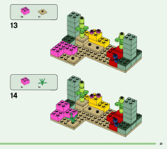 LEGO 21180 instructions page 21 – build guide