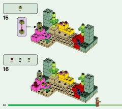 LEGO 21180 instructions page 22 – build guide