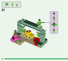 LEGO 21180 instructions page 26 – build guide