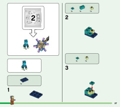 LEGO 21180 instructions page 27 – build guide