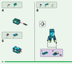 LEGO 21180 instructions page 28 – build guide