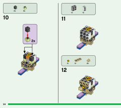 LEGO 21180 instructions page 34 – build guide