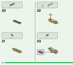 LEGO 21180 instructions page 40 – build guide