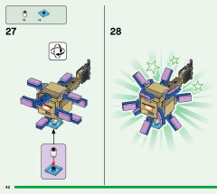 LEGO 21180 instructions page 42 – build guide