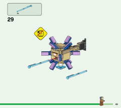 LEGO 21180 instructions page 43 – build guide