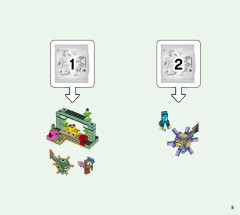 LEGO 21180 instructions page 5 – build guide