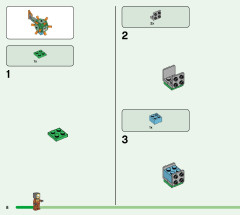 LEGO 21180 instructions page 8 – build guide