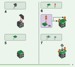 LEGO 21180 instructions page 9 – build guide