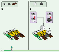 LEGO 21181 instructions page 12 – build guide